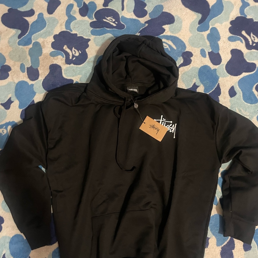 Stussy Black Lightweight Shirt Jacket